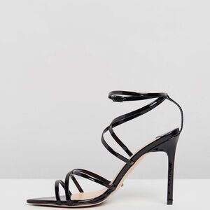 Elegant Black Strappy Heels